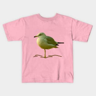Seagull Perched on One Leg Kids T-Shirt